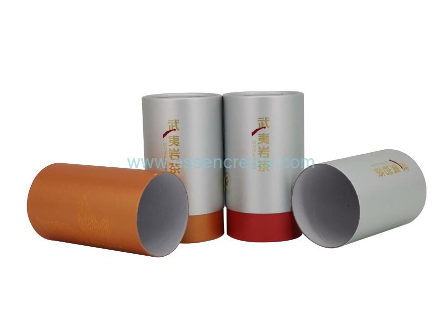 Telescoping Two Pieces Cylinder Tea Cans