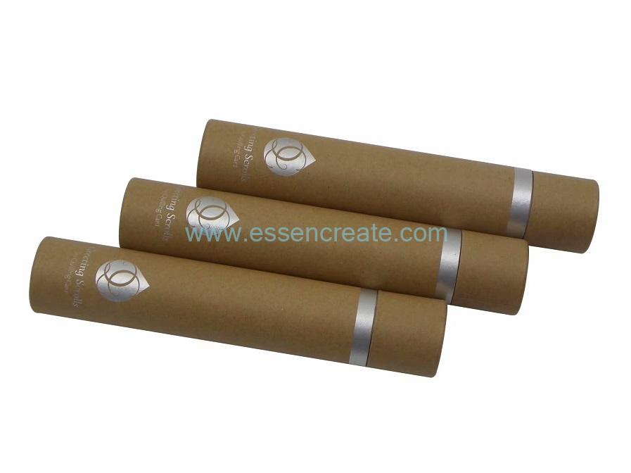Round Cardboard Kraft Packaging Paper Tube