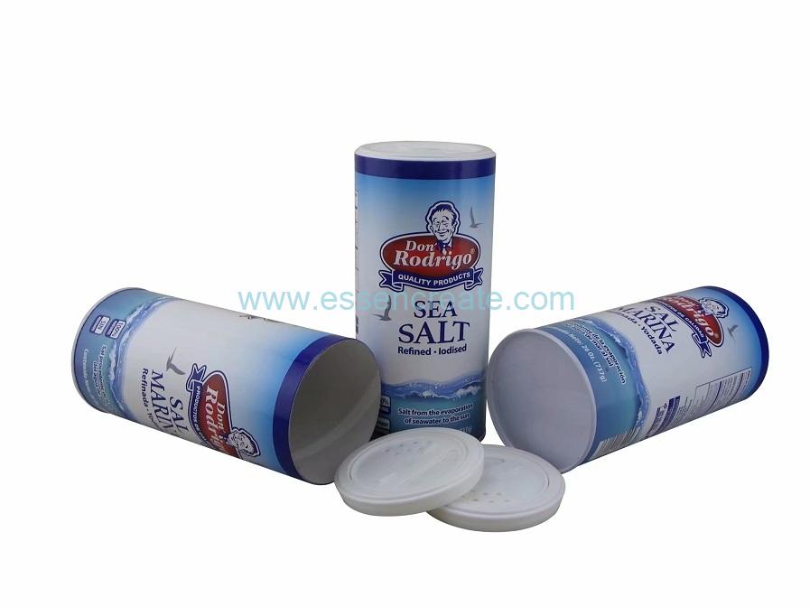 Sea Salt Packaging Shaker Tube Cylinder Paper Box