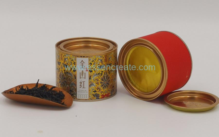 Composite Airtight Tea Packaging Canister with Pry Cover