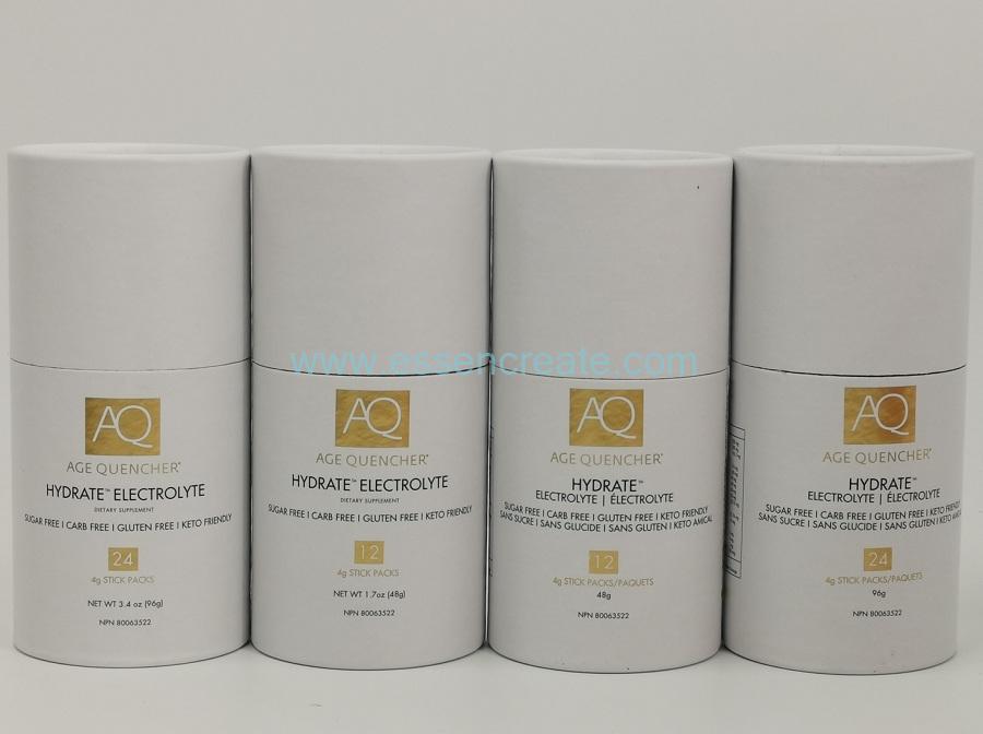 Health Food Packaging Cans with Gold Hot Stamping
