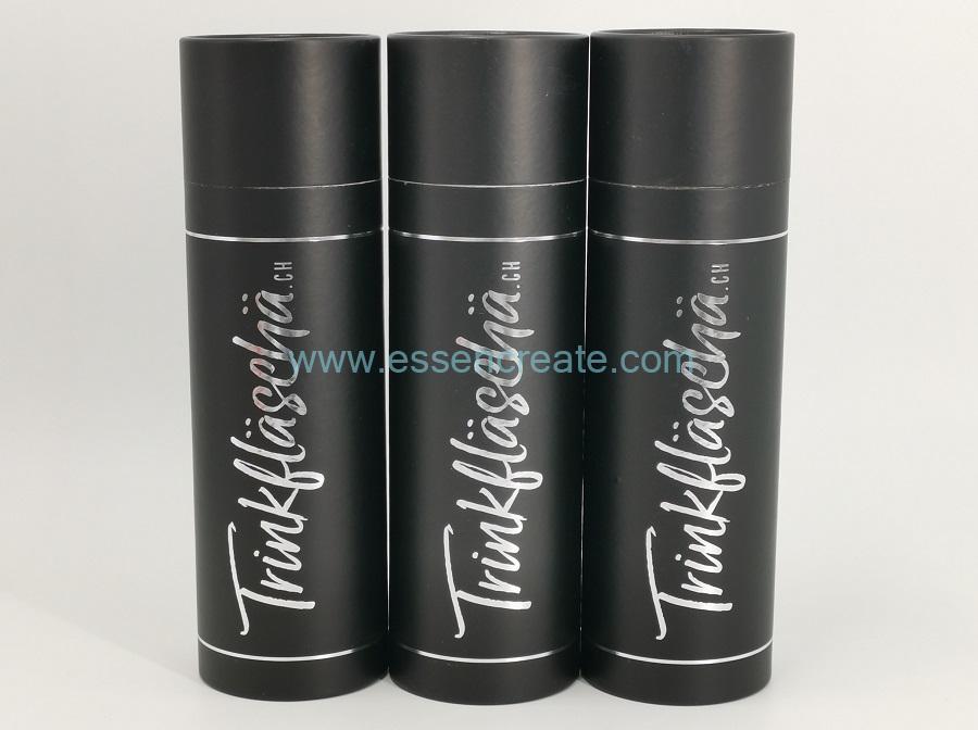 Silver Hot Stamping Cylinder Tube for Gift Packaging