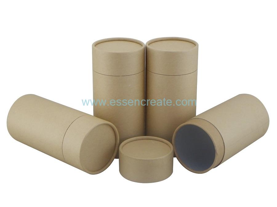 Custom Packaging Cardboard Rolled Edge Kraft Paper Tube