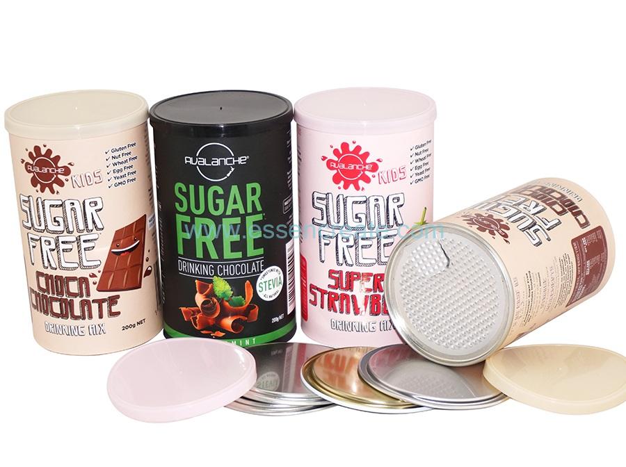 High Quality Paper Composite Canister Chocolate Packaging Tube