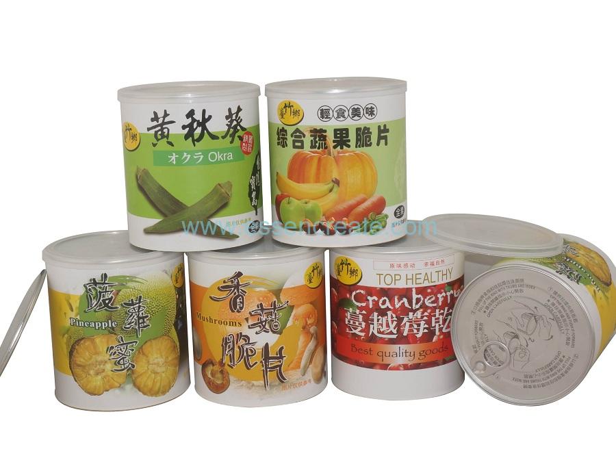 Easy Open End Composite Food Packaging Paper Tube