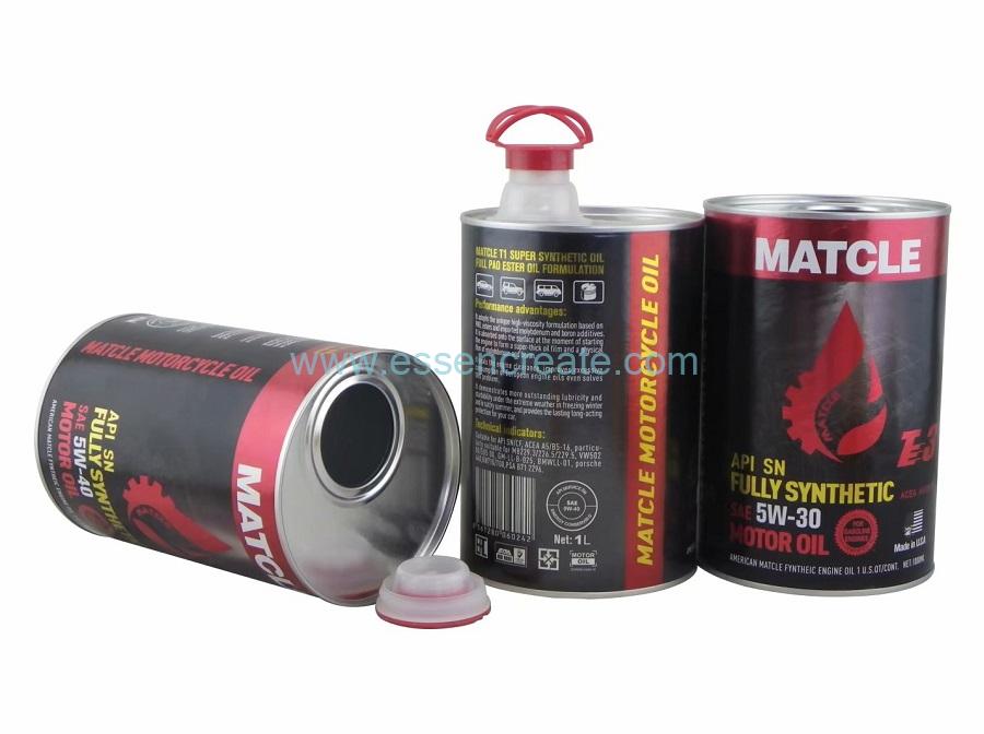 Motor Lubricant Machine Engine Oil Packaging Paper Cans