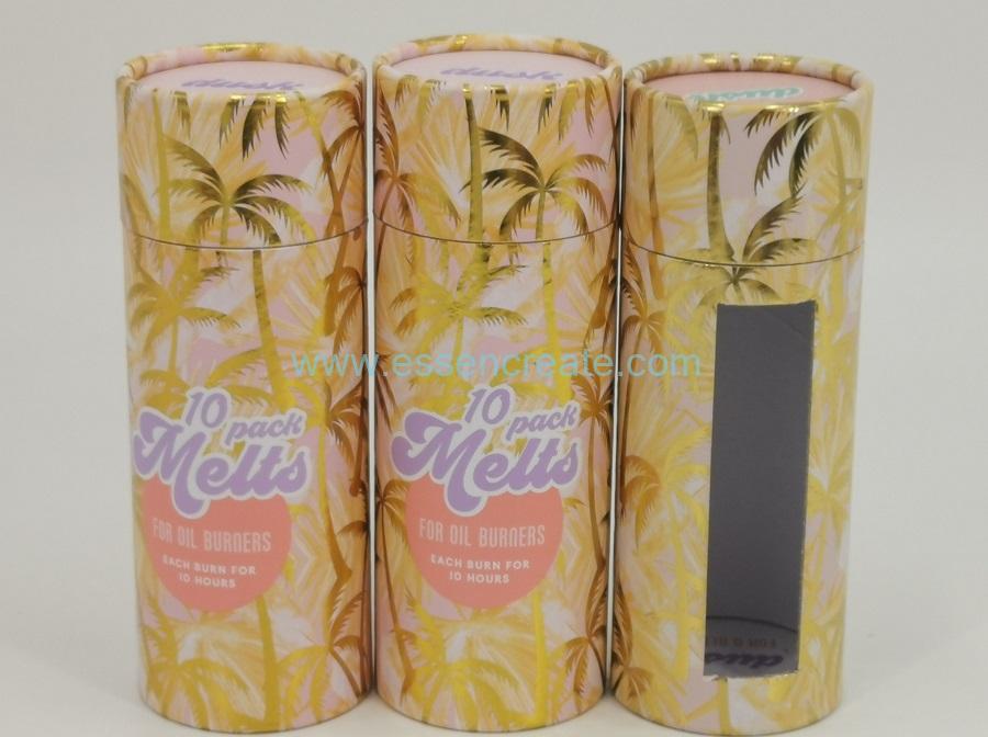 Faire fondre le tube de papier d'emballage Faire fondre le tube de papier d'emballage