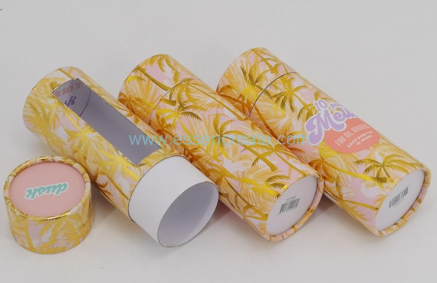 Tube en papier avec fenêtre Tube en papier avec fenêtre