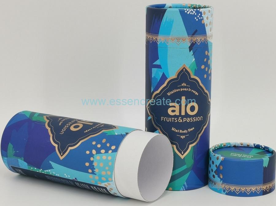 Tube de papier d'emballage de crème pour le corps Tube de papier d'emballage de crème pour le corps
