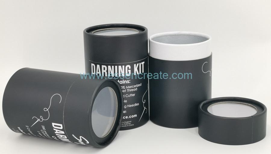 Tube de carton d'emballage de fil d'aiguilles