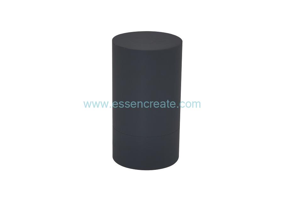 Tube de papier d'emballage de bouteille de parfum fait main à bord plat