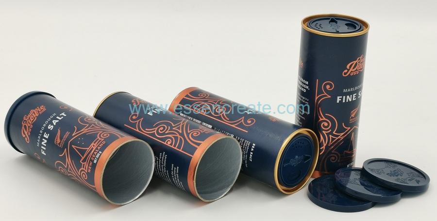 Tube de papier de salière de nouveau style