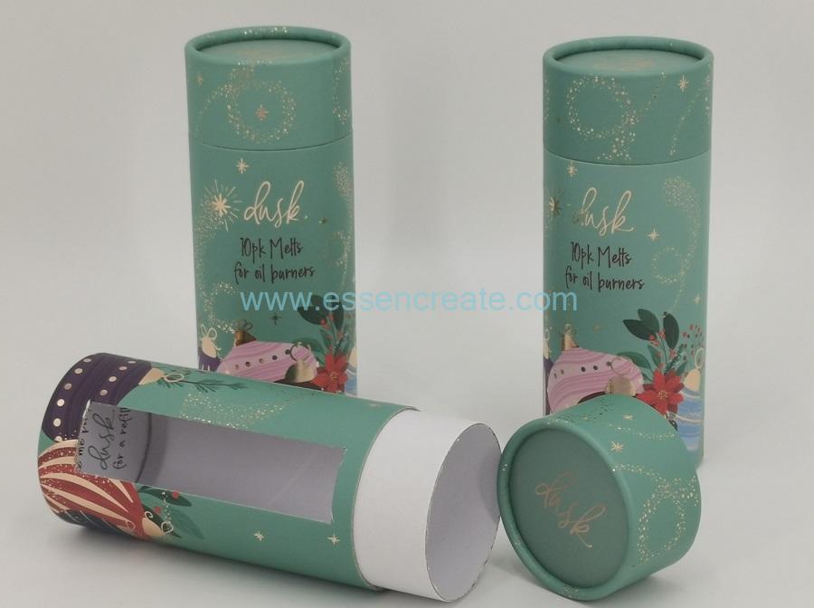 Boîte d'emballage de bougies écologique