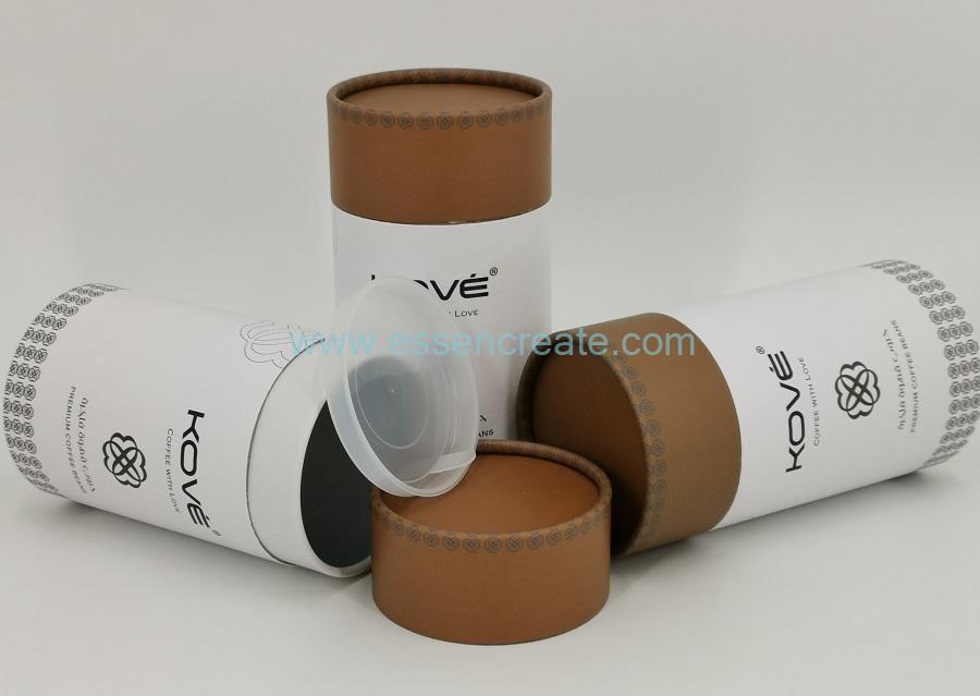 Tube de carton de papier d'emballage de grains de café Tube de carton de papier d'emballage de grains de café