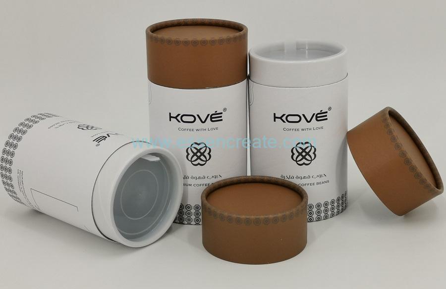 Boîtes en papier avec couvercle en plastique
