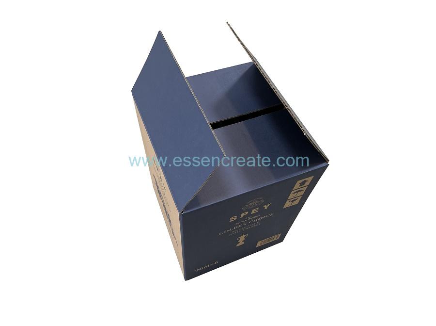 Boîte en carton ondulé pliable