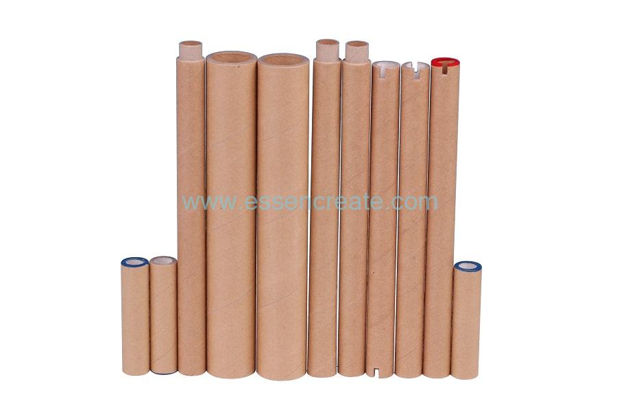 Tube en carton industriel en spirale
