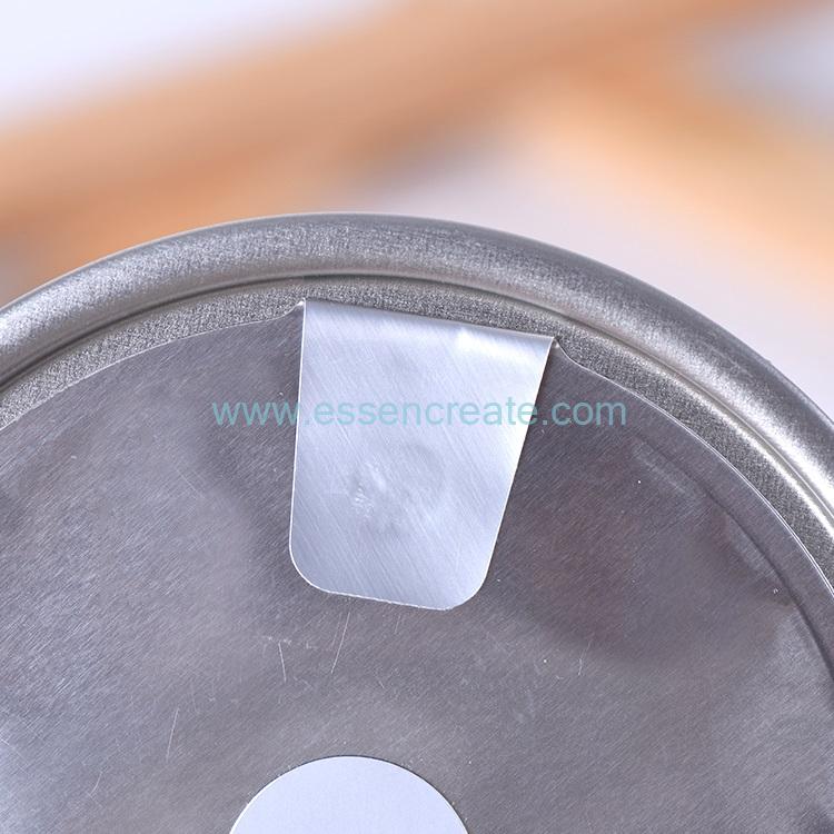 Couvercle facile à déchirer en papier d'aluminium