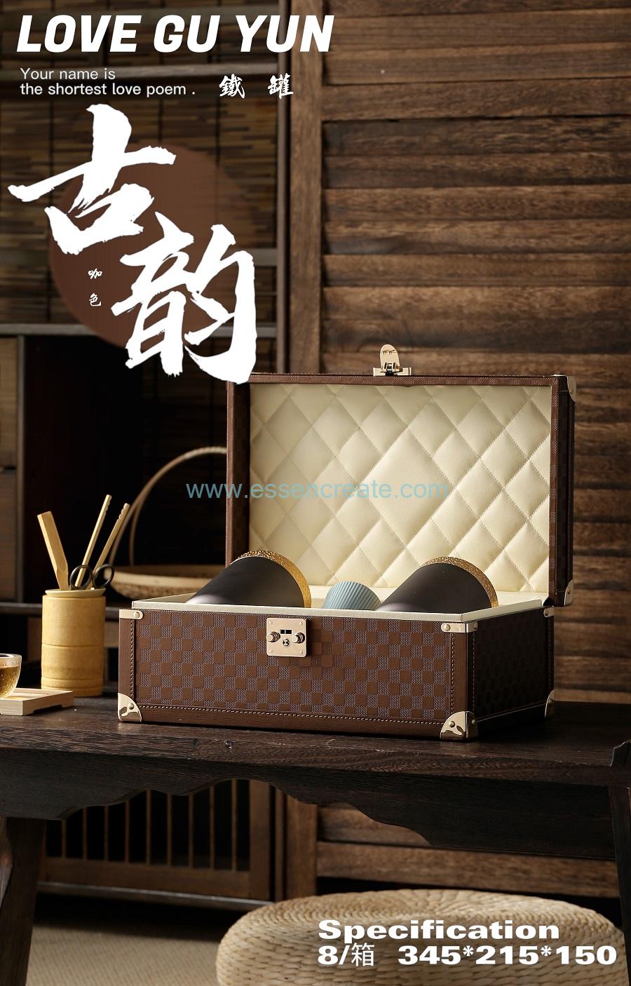 cuir charité argent don boîte cuir