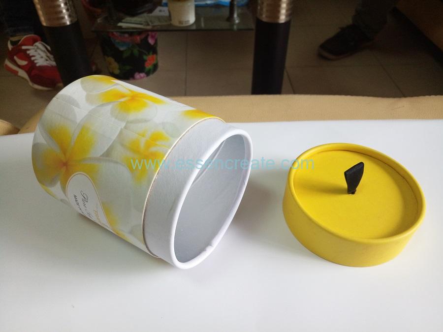 tube de papier de bougie