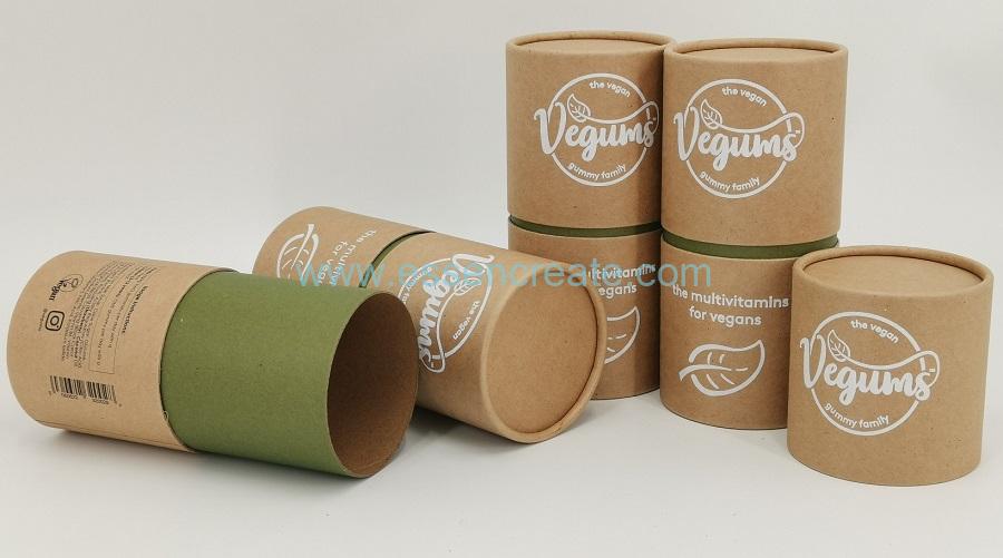 emballage de tube de papier alimentaire emballage de tube de papier alimentaire