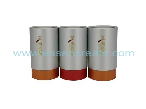 canettes de thé cylindriques en deux pièces télescopiques