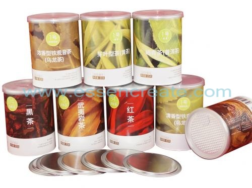 Paper Tube Tea Packaging Canister