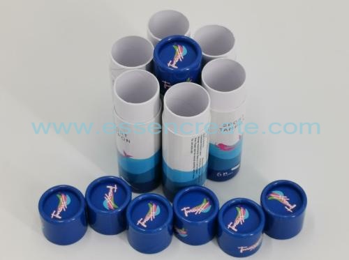 boîte de tube de cylindre d'emballage de tampon de sport