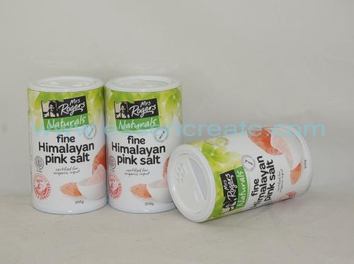 boîte de papier d'emballage sel rose himalayan