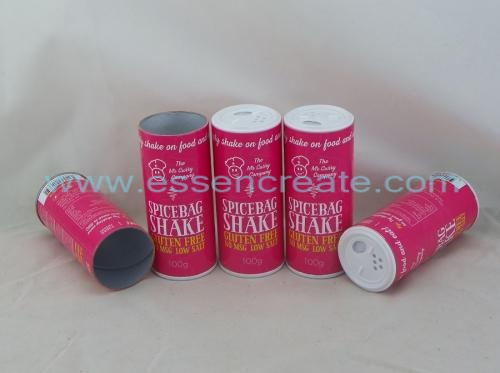 Curry Powder Packaging Shaker Paper Canister