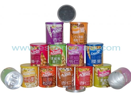 Paper Packaging Nuts Canister