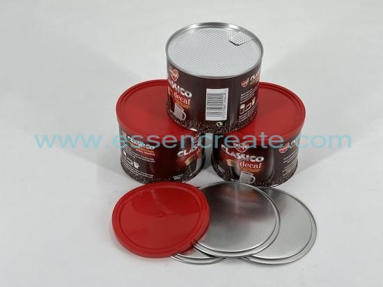 Bidon de papier d'emballage de café 100g