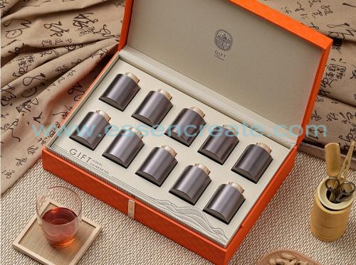 Coffret Cadeau Avec Dix Petits Pots