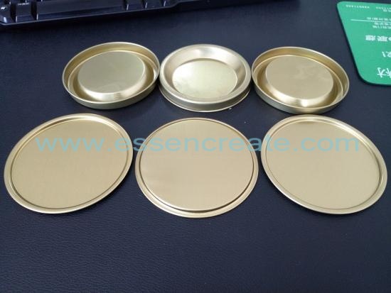 Custom Paper Cans With Convex Top Bottom Covers