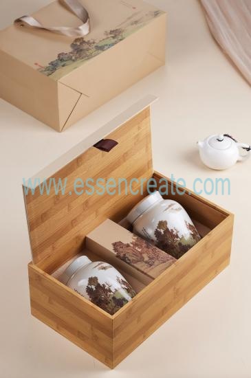  Tea Double Ceramic Pot Exquisite Gift Box Packaging