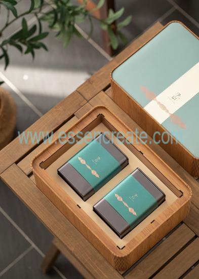 Wholesale natural bamboo tea boxes with wooden storage