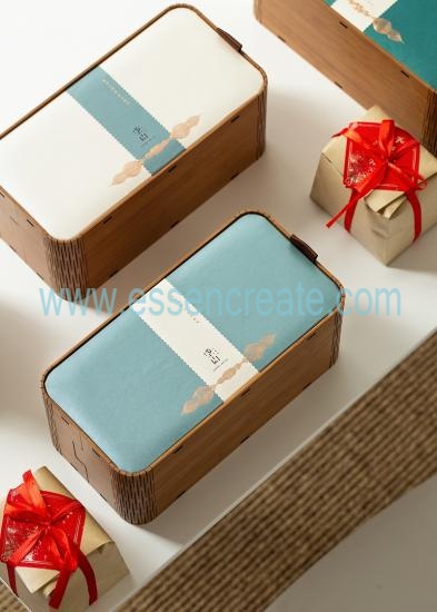 Wholesale natural bamboo tea boxes with wooden storage