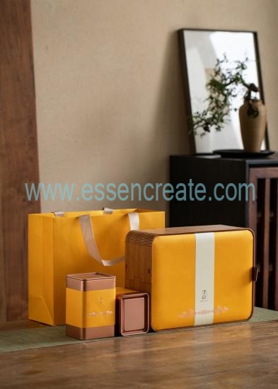 Wholesale natural bamboo tea boxes with wooden storage