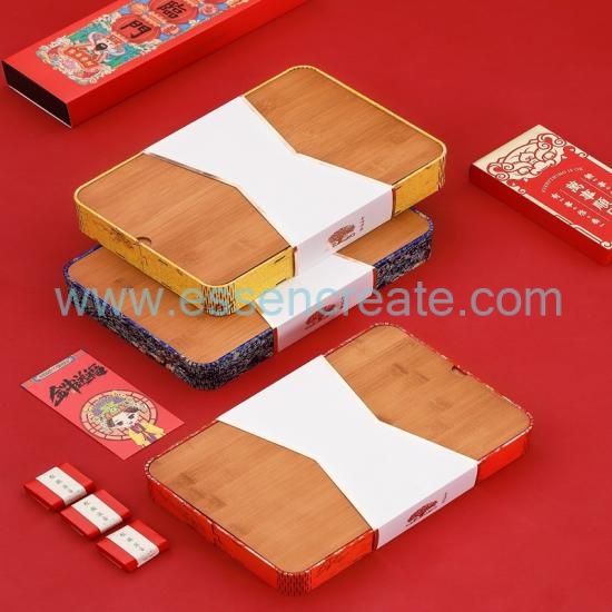 boîte à thé en bambou personnalisée