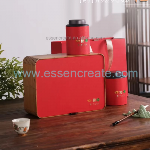 Emballage de thé en bois personnalisé