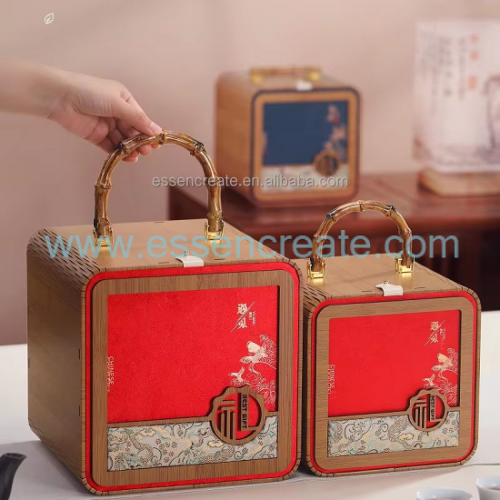Emballage de thé en bois personnalisé