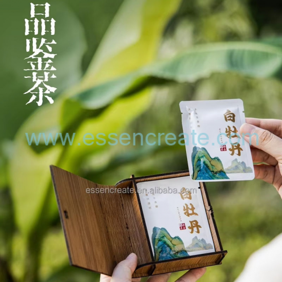 Emballage de thé en bois personnalisé