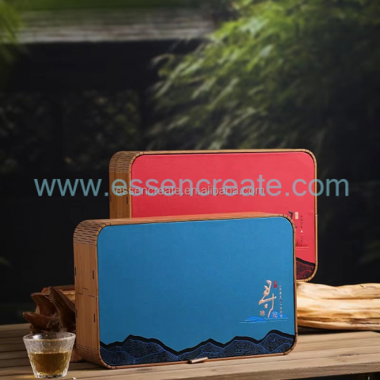 Emballage de thé en bois personnalisé