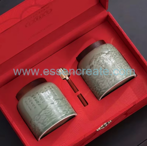 Custom Leather Tea Packaging