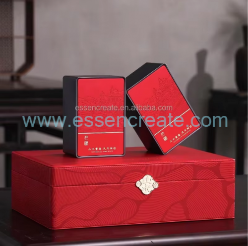 Custom Leather Tea Packaging